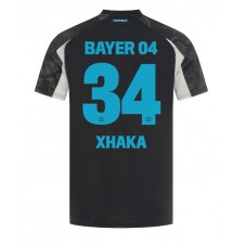 Bayer Leverkusen Granit Xhaka #34 Tredje Tröja 2024-25 Korta ärmar